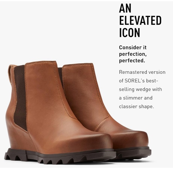 Sorel Shoes - Sorel Women's Extended Joan of Arctic Wedge III Chelsea Wide Boot 7,5